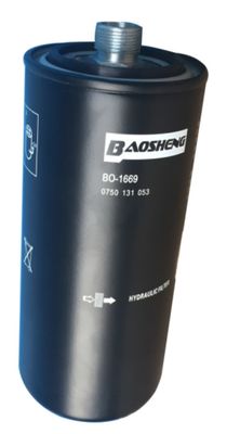 กันอุณหภูมิสูง เครื่องกรองน้ํามันไฮดรอลิก ขนาดใหญ่ HF6317 P550416 215mm ความสูง ป้องกันเครื่องยนต์
