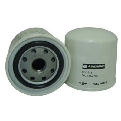 Komatsu Hitachi Paper Element รถขุดกรองน้ำมันเชื้อเพลิง 600-311-6220 P553240
