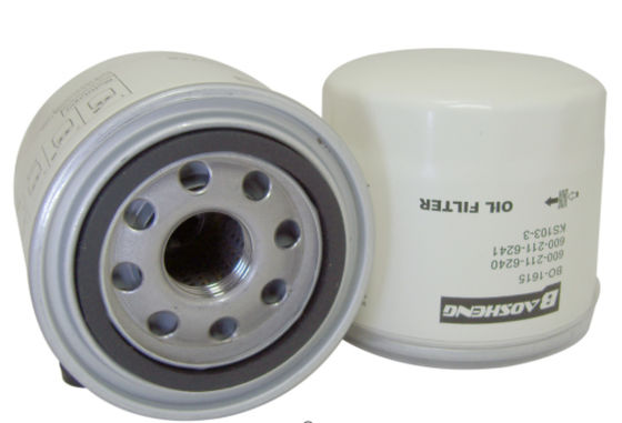 เครื่องกรองน้ํามันหมุนกันความหนาแน่นความร้อนสูง 600-211-6630 LF3415 85mm ความสูงการป้องกันเครื่องยนต์