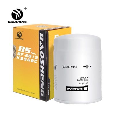 ตัวกรองเชื้อเพลิง erpillar Mitsubishi Excavator ME035393 P552561 OD 90mm