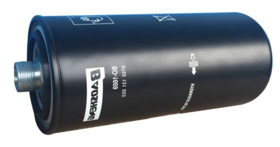 กันอุณหภูมิสูง เครื่องกรองน้ํามันไฮดรอลิก ขนาดใหญ่ HF6317 P550416 215mm ความสูง ป้องกันเครื่องยนต์