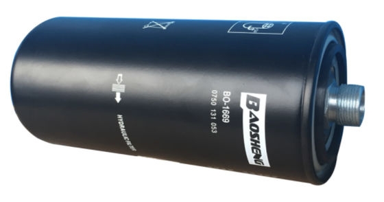 กันอุณหภูมิสูง เครื่องกรองน้ํามันไฮดรอลิก ขนาดใหญ่ HF6317 P550416 215mm ความสูง ป้องกันเครื่องยนต์